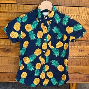Crewcuts Navy Pineapple 🍍 Print Shirt